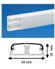 Moulure 16X34mm 2 compartiments Long 2m Iboco