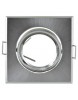Encadrement Spot Carré Orientable 84X84mm Finition Argent Miidex Lighting
