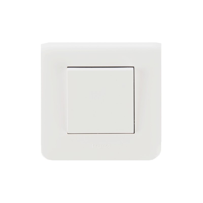 Bouton poussoir étroit Legrand Mosaic 77030