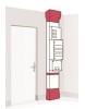 Pack Goulotte Technique de Logement (GTL) 2 Compartiments Planet Wattohm