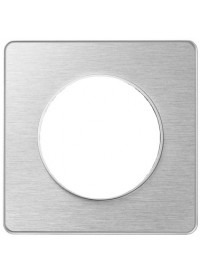 Plaque Odace Touch - Aluminium Brossé- Schneider