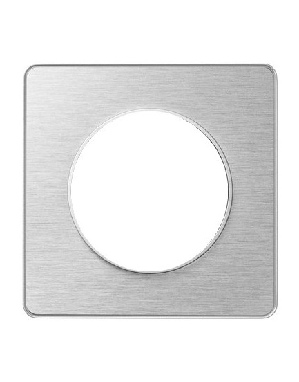 Plaque Odace Touch - Aluminium Brossé- Schneider