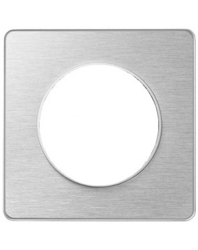 Plaque Odace Touch - Aluminium Brossé- Schneider