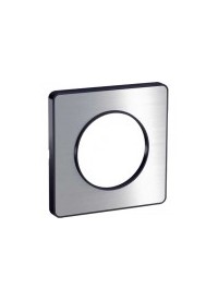 Plaque Odace Touch - Aluminium Brossé- Schneider