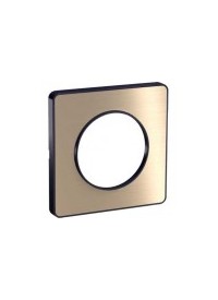 Plaque Odace Touch - Bronze Brossé- Schneider