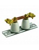 Barrette de coupure haute avec isolant porcelaine Michaud