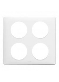 Plaque céliane  - Yesterday Blanc - 2x2 postes Legrand