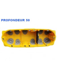 Boite d'encastement 3 postes Batibox Energy Legrand Prof 50mm