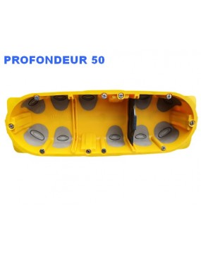 Boite d'encastement 3 postes Batibox Energy Legrand Prof 50mm