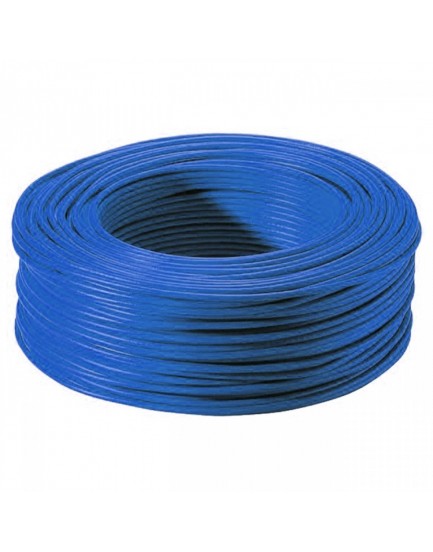 Fil électrique souple ho7v-k 10mm2 bleu clair (prix au m