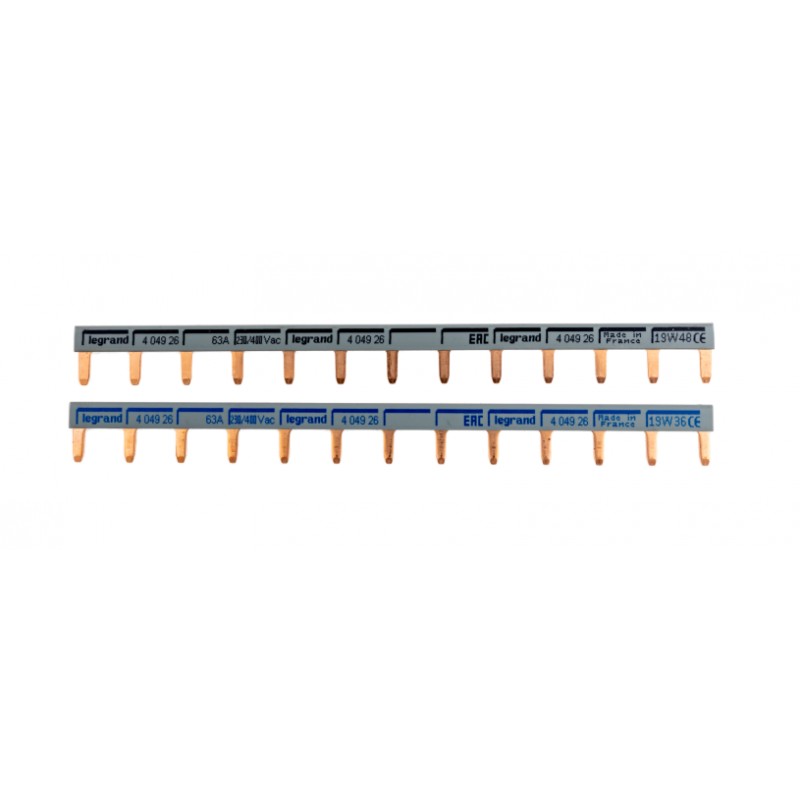 LEGRAND 404926 - Peigne d'alimentation hx³ - 1p - universel Ph ou N - long.  13 modules