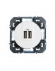 Mécanisme Prise Chargeur USB Double Dooxie Legrand