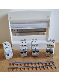 Tableau électrique 1 Rangée 13 modules avec composants Legrand à équiper