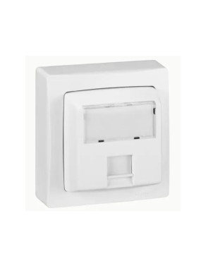 Prise RJ45 catégorie 6 FTP saillie complet - blanc Legrand