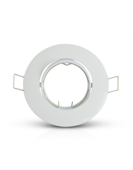 Encadrement Spot Rond Orientable Diam 86mm Finition Blanc