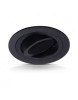 Encadrement Spot Rond Orientable Diam 92mm Finition Argent Miidex Lighting