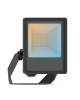 Projecteur LED Noir 10W CCT IP65 Miidex