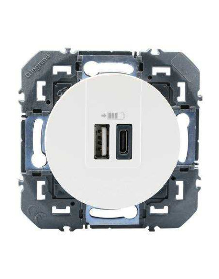 Mécanisme Prise Chargeur USB A + C Double Dooxie Legrand