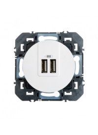 Mécanisme Prise Chargeur USB Double Dooxie Legrand