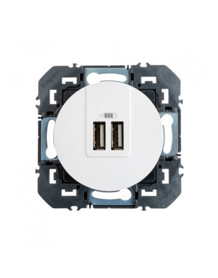 Mécanisme Prise Chargeur USB Double Dooxie Legrand