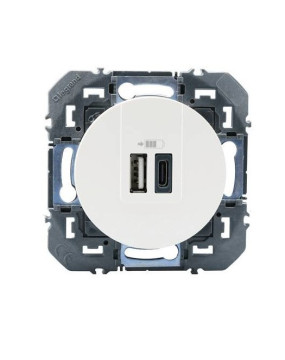 Mécanisme Prise Chargeur USB A + C Double Dooxie Legrand