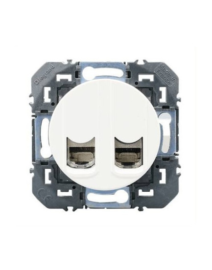 Mécanisme Double Prise RJ 45 Catégorie 6 Dooxie Legrand