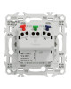 Mécanisme Prise 2P+T affleurante  Bornes automatiques Blanc craie Odace Schneider