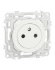 Mécanisme Prise 2P+T affleurante  Bornes automatiques Blanc craie Odace Schneider