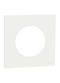 Plaque de finition Simple Craie Odace Schneider