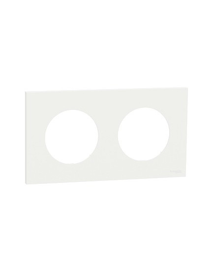 Plaque de finition Double Craie Odace Schneider