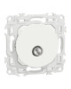 Mécanisme Prise antenne Blanc craie Odace Schneider