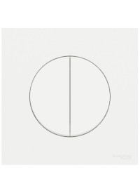 Double Va-et-vient ou poussoir 10AX Complet Blanc Craie Odace Schneider