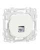 Prise RJ 45 Catégorie 6 STP Complète Blanc craie Odace Schneider