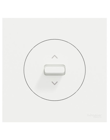 Interrupteur ou Poussoir Volet roulant Complet Blanc craie Odace Schneider