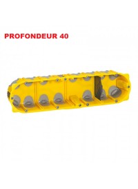 Boite d'encastement 4 postes Batibox Energy Legrand Prof 40mm