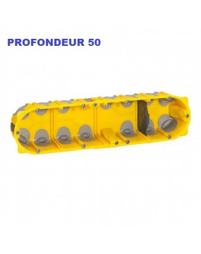 Boite d'encastement 4 postes Batibox Energy Legrand Prof 50mm